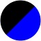 Zwart / Blauw Zwart / Blauw