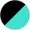 Zwart / Turquoise Zwart / Turquoise