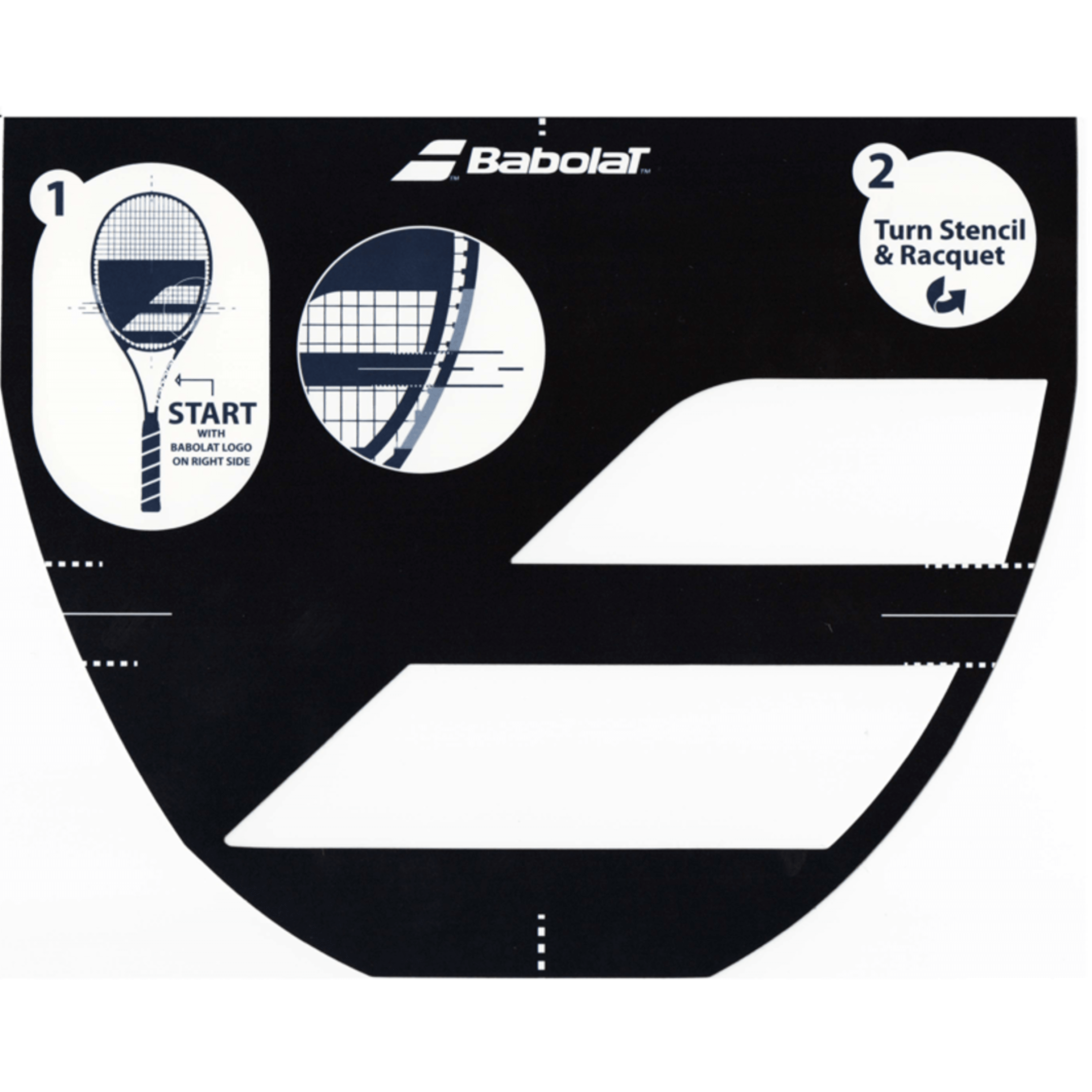 Stencil Logo Tennis | Babolat