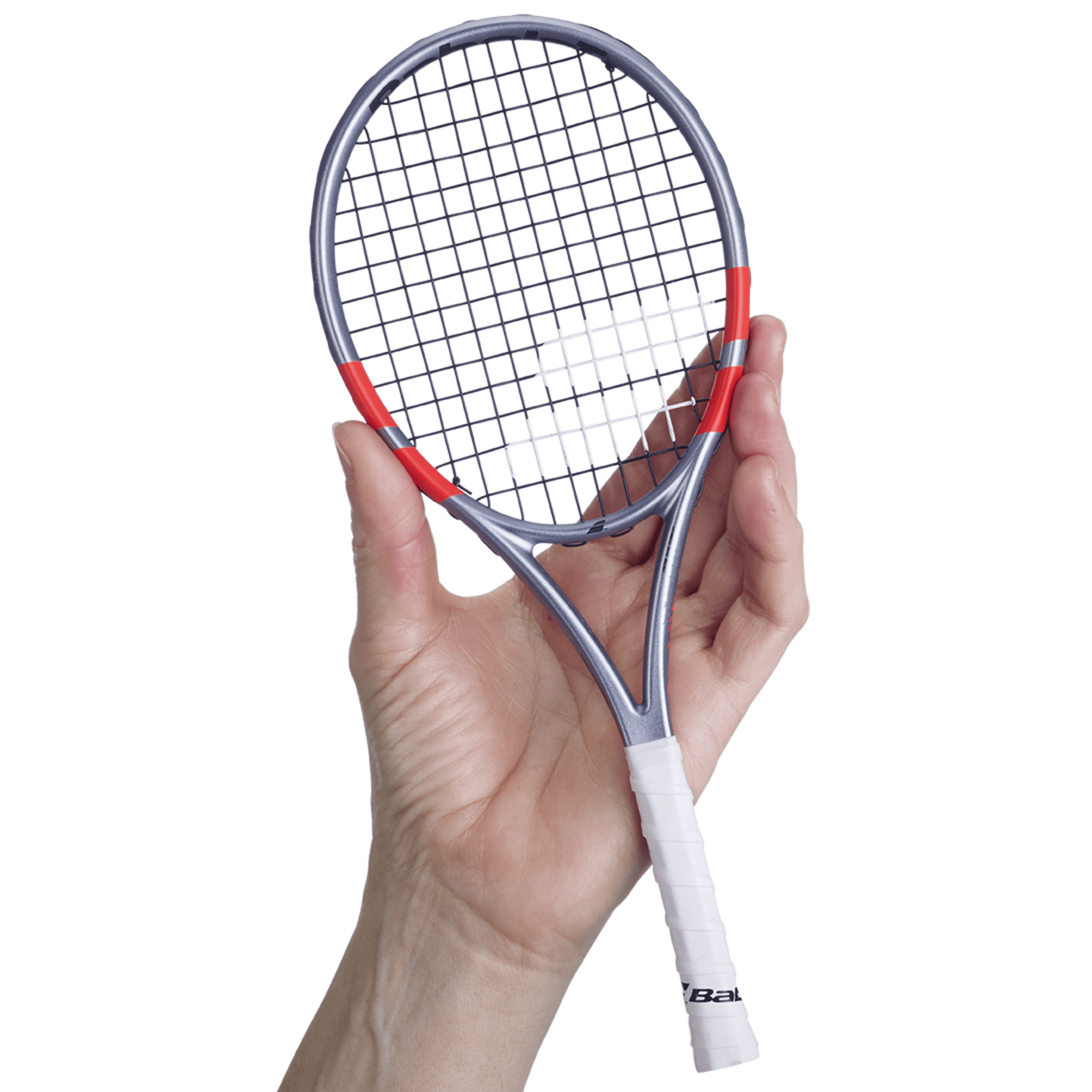 Babolat Mini Racket Pure Strike Racchetta, Adulti Unisex, Blanc Rouge Noir ( Bianco), Taglia Unica