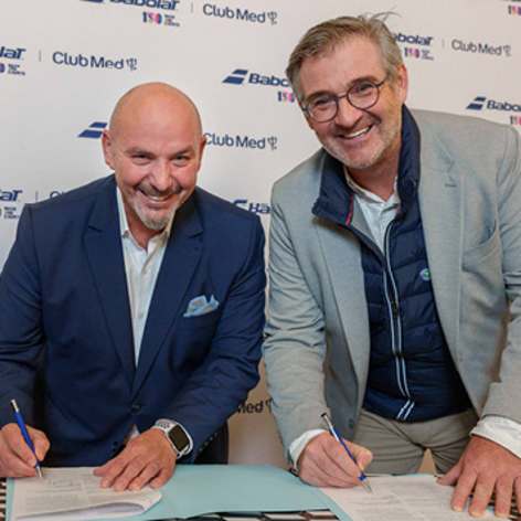 Babolat & Club Med signature banner