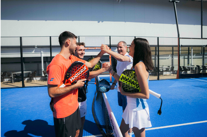 Padel techniques padel court